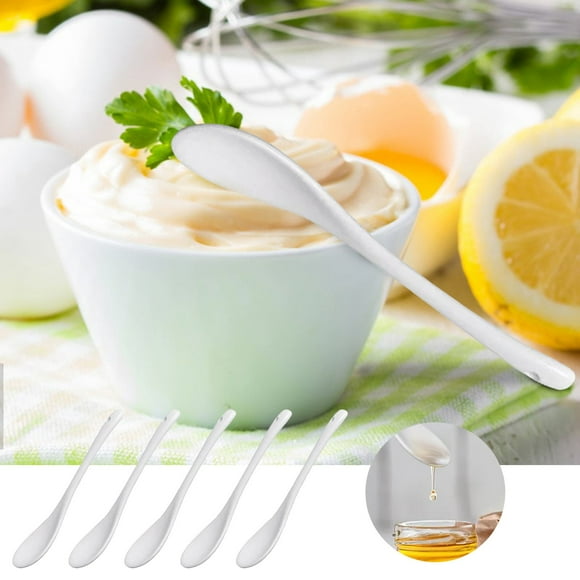 Set Of 5 Ceramic Spoon Teaspoon Spoon