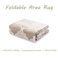 thumbnail image 6 of Haperlare Area Rugs Moroccan Blue Rug Low Pile Area Rug Distressed Non Slip Floor Mat, 2' x 6' Brown, 6 of 7