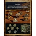 thumbnail image 6 of Metal Polyhedral Dice Set with Metal Gift Box 7-Piece for Dungeons and Dragons RPG, 6 of 8