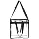 thumbnail image 1 of Bolso de playa ligero y transparente de PVC con cremallera para compras, 1 of 8