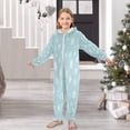 thumbnail image 6 of Vzayyk 4T-14Y Size Aviliable Cozy One-Piece Footless Sleeper Pajama Pattern Of Snowflakes, 6 of 8