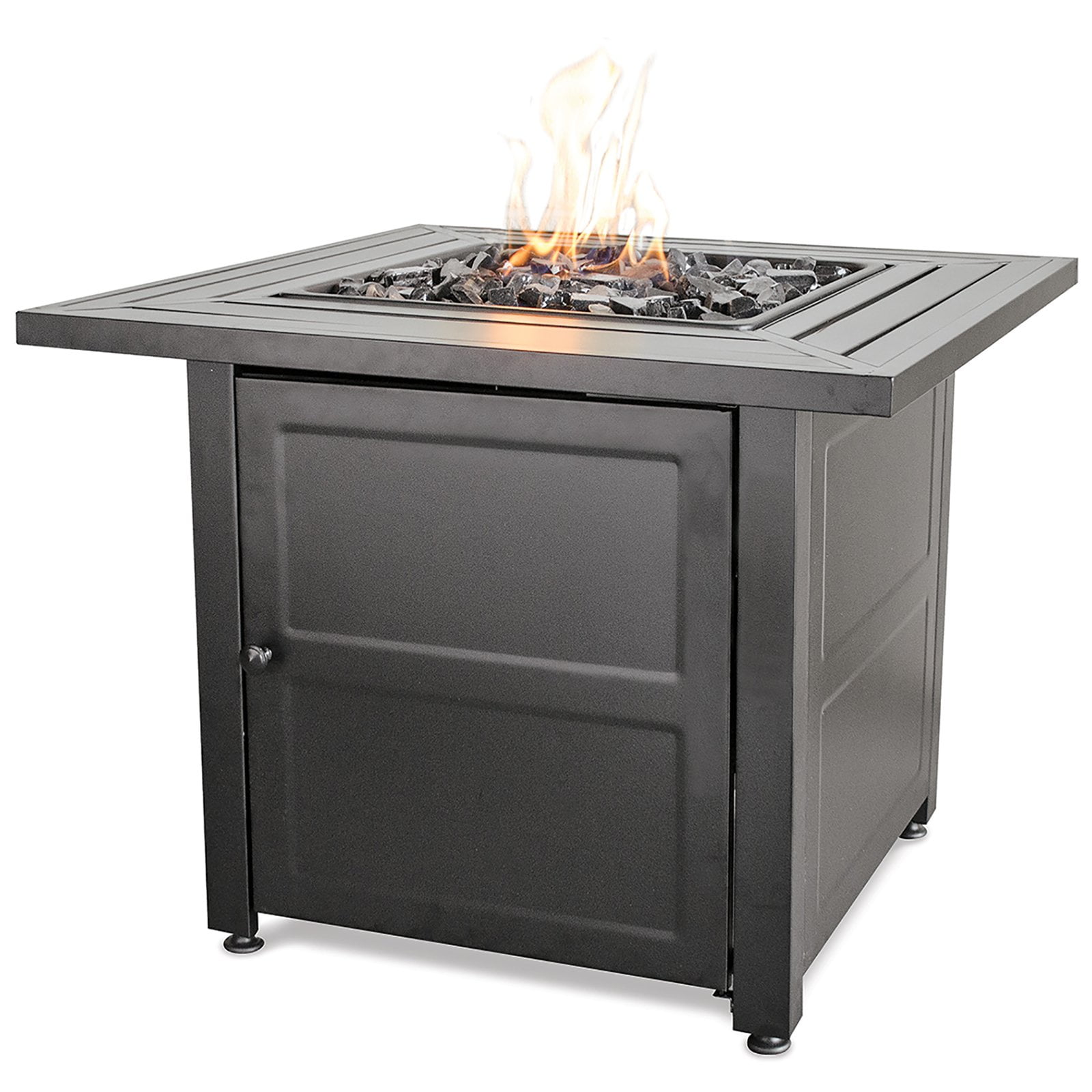 Endless Summer LP Firepit with Steel Slat Table by Blue Rhino