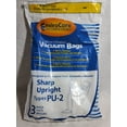 thumbnail image 2 of Replacement Part For Sharp Upright Type PU-2 Micro- Filtration Vacuum Bags 9Pk # 844-9, 2 of 3