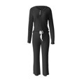 thumbnail image 4 of MEICHEN Pajamas for Women Set Womens Pajamas 2 Piece Sets Outfits Matching Suits Long Sleeve Sweater Long Pants Pockets Womens Sleepwear, 4 of 6