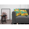 thumbnail image 3 of Ambesonne Saying Throw Pillow Cover 2 Pack, Is It Friday Yet Grungy, 24", Earth Yellow Sky Blue, 3 of 5