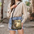 thumbnail image 5 of Kuiaobaty Owl Flower Butterfly Print Women's Crossbody Bag, Fashion Multi Pockets Vegan Leather Shoulder Handbag Crossbody, Large Capacity Messenger Purse with Adjustable Strap for Travel, 5 of 7