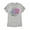Athletic Heather, variant on Women's Star Wars: The Rise of Skywalker Ombre Millennium Falcon Graphic Tee White X Large
