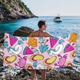 thumbnail image 3 of Beach Towels - Large Summer Vacation or Spring Break Beach Towel 31"x71" - Crabby, 3 of 5