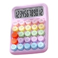 thumbnail image 2 of Colorful Calculator Mechanical Keyboard Electronic Calculator Purple, 2 of 7
