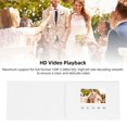 thumbnail image 4 of Video Greeting Card, Customizable Electronic Video Brochure with LCD Screen, Digital Greeting Card Memories Picture Video Book for Anniversary, Christmas, Wedding, 4 of 7
