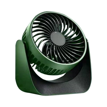 

Desktop Fan Quiet Brushless Turbine Mini Electric Fan Rotate The Fan 360 Degrees Click The Induction On-off