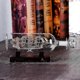 thumbnail image 1 of Sailboat Drifting Bottle With Wooden Base 3d Decorative Glass Ornament Ship In Wine Bottle 24*10.2cm New TA, 1 of 3