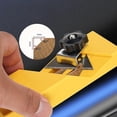 thumbnail image 4 of Hand Plane Gypsum Board Cutting Tool Metal Plasterboard Trimming Tool Shaver Manual Handheld Planer Woodworking Construction Precise Beveled 45 90 for smooth, Precise Cutting of Gypsum (Blue), 4 of 7