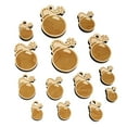 thumbnail image 1 of Cartoon Bomb with Fuse Wood Mini Charms Shapes DIY Craft Jewelry - With Hole - 14mm (26pcs), 1 of 7
