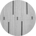 thumbnail image 1 of Ahgly Company Indoor Round Abstract Gray Contemporary Area Rugs, 7' Round, 1 of 1