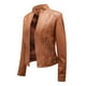 thumbnail image 4 of Pntutb - Chaqueta cálida de manga larga para mujer, parkas de invierno delgadas, abrigos sin capucha de piel sintética Pntutb Pntutb-2821, 4 of 5