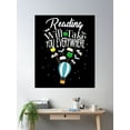 thumbnail image 2 of Reading Hot Air Balloon Poster Wall Art, Modern Wall Decor For Living Room Bedroom, 8x12 UNFRAMED, 2 of 3