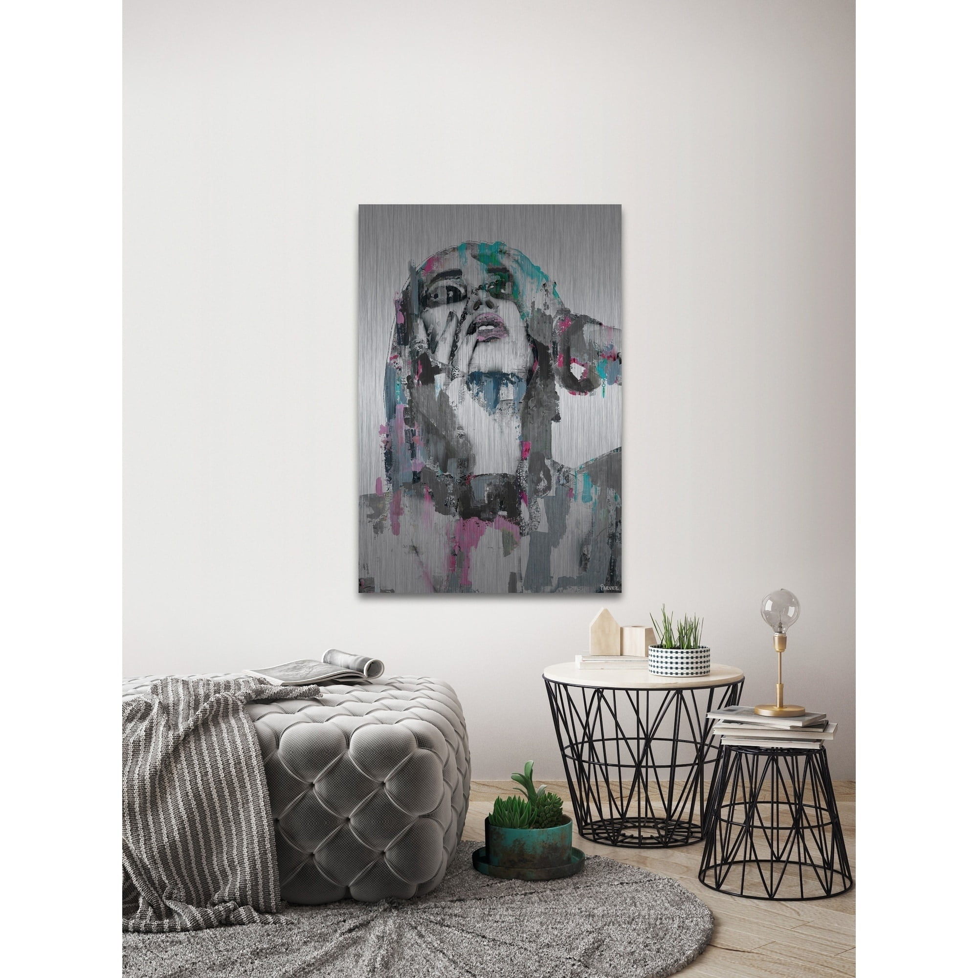 Parvez Taj Bewildered Beauty Aluminum Wall Art