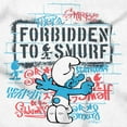 thumbnail image 2 of Smurfs Cartoon Cool Urban Graffiti Women's T Shirt Ladies Tee Brisco Brands L, 2 of 5