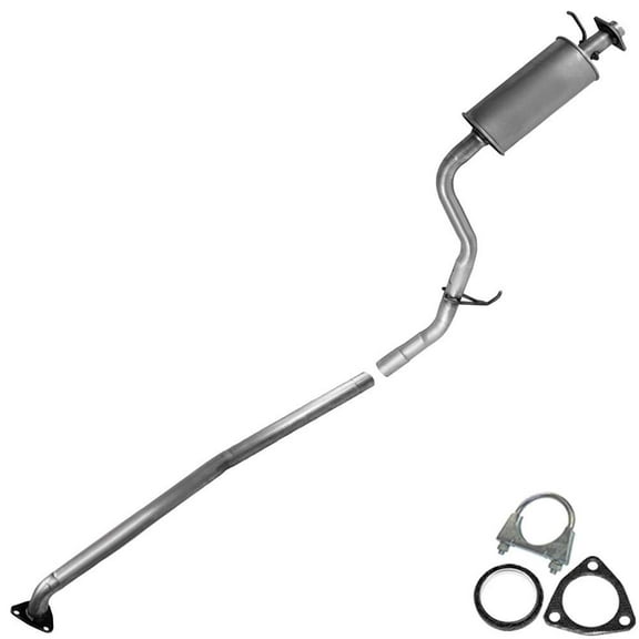 Stainless Steel Exhaust Intermediate Pipe & Resonator Pipe Fits 2012-2015 Honda Civic 1.8L CNG
