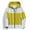 Yellow, variant on TFEOQRY Women's Color Block Windbreaker Jacket Hooded Full Zip Long Sleeve Casual Fall Winter Hiking Coat with Pockets Purple