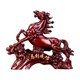 thumbnail image 1 of Estatua de caballo escultura animal colección de resina estatuilla decorativa adorno de escritorio para oficina escritorio chimenea decoración del rojo, 1 of 8