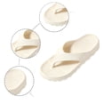 thumbnail image 5 of BRICH Women's Shoes Fashion Slippers Open Toe Flat Slippers Summer Beach Sandals Bathroom Slippers Comfortable Sandals Black 5.5, 5 of 5