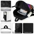 thumbnail image 4 of Among Us Backpack for College 17 Inch Lightweight Waterproof Book Bag with Adjustable Straps Unisex Large Capacity Travel Daypack, 4 of 9