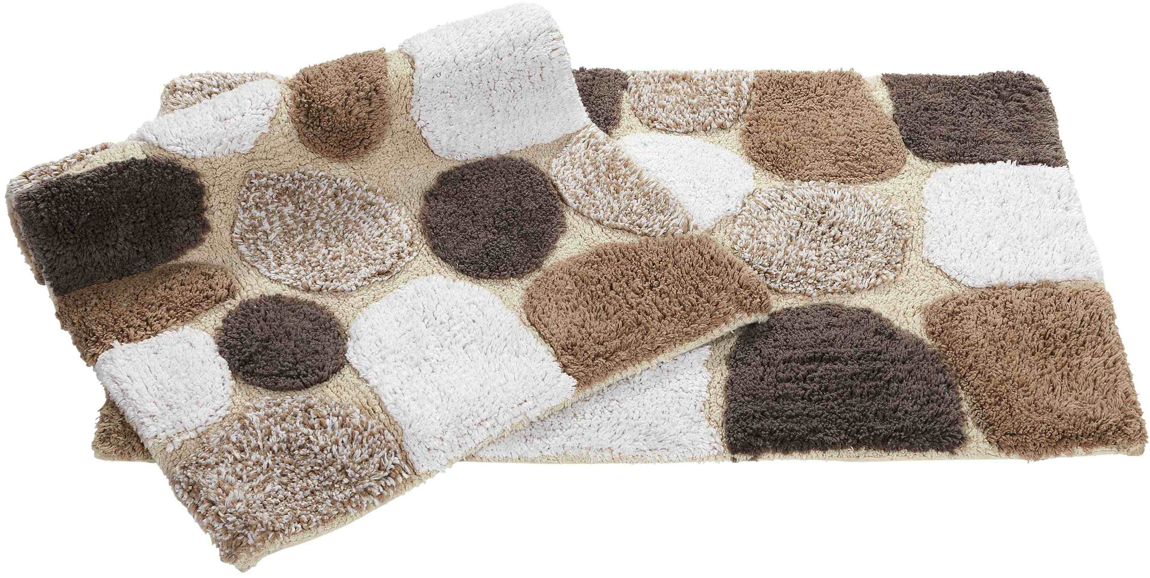 Chesapeake Pebbles Blue Sienna Bath Runner (24x60) 