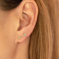 thumbnail image 4 of Pendientes Con Forma De Letra Y Circonita Cúbica Brillante Yashi Joyería Para Mujer, 4 of 4