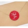 thumbnail image 4 of Darling Souvenir Round 45 Pcs Leaf Vines Thank You Stickers Red Wedding Envelope Seal-1.6 Inches, 4 of 4