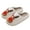 Red, variant on Reindeer House Slippers for Women Men Christmas Santa Fuzzy Slippers Winter Cozy Bedroom Slippers