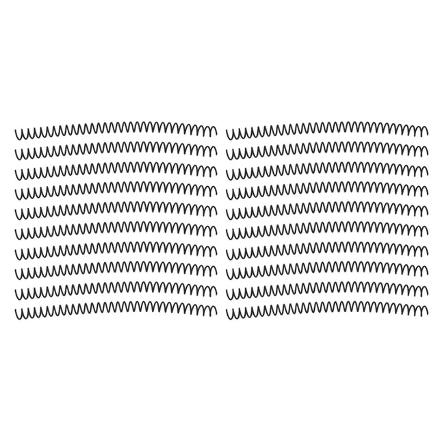 Spiral Binding Coil, Easy Cutting Sheet Binding Comb For Paper Black