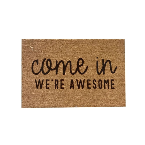 adviicd Come In We'Re Cool Funny Cute Doormat Door Mat Welcome Friends Doormat Funny Doormat New Home Door Mat