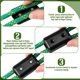 thumbnail image 4 of 8 Abrazaderas de Cuerda Dobles Reutilizables de 1/2 Pulgada, Conector de Cable de Plástico, Aptas para Cable de Nailon Doble o de 9-10 mm., 4 of 8