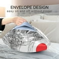 thumbnail image 4 of Yayeee Pillowcase Queen Size Set of 2 Satin Wrinkle Resistant Pillow Case, White Streets, 4 of 8