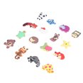 thumbnail image 4 of Imán de nevera de animales, 16 Uds., magnético fuerte, 3D, bonito y vivo, decorativo, estampado de animales, imán para nevera, coches, 4 of 5
