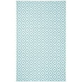 thumbnail image 7 of SAFAVIEH Montauk Tryik Geometric Diamonds Cotton Area Rug, Light Blue/Ivory, 5' x 8', 7 of 7