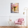 thumbnail image 3 of Stupell Industries Contemporary Pink Flowers in Sunlit Vase Canvas Art, 16 x 20, by Creative Studio, 3 of 8