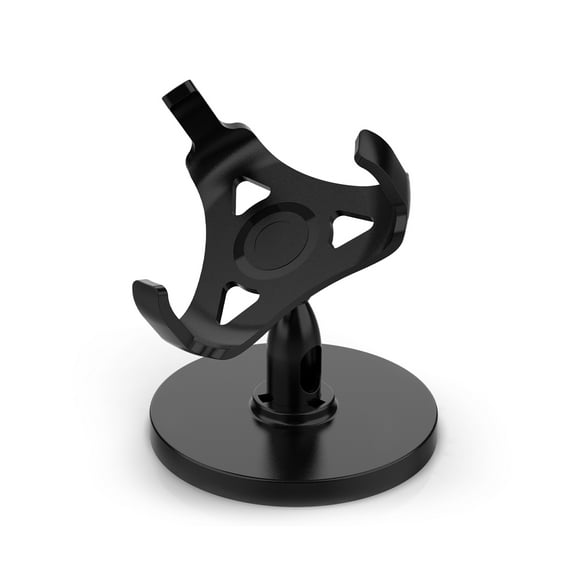 Mistaha Adjustable Desktop Stand for Echo Dot 3rd Gen Smart Speaker - Black 360° Rotation Anti-slip Holder for Smart Home Speaker Accessories