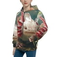 thumbnail image 2 of Kdxio Colorful Axolotl Underwater Pattern Kids Boys Girls Zip Up Hoodie 3D Printed Hooded Sweatshirt Hoody Coat with Pocket 7-12 Y-Medium, 2 of 6