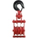 thumbnail image 1 of Garruchas Triples Con Polea Fundición de Acero Color Rojo Ideal para trabajos difíciles Diámetro del cuerpo 5.5 Pulgadas Cap. De carga 5.0 Toneladas Diámetro polea 150 cm, 1 of 2