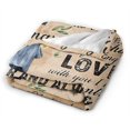 thumbnail image 2 of LHSHID to My Gorgeous Wife Blanket Love You Forever and Always Flannel Throw Blankets Warm Fuzzy Soft Plush Blanket Gift for Hug Camping Travel Mothers Day Romantic Valentine 60"x80", 2 of 5