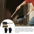 thumbnail image 4 of BIMZUC Fireplace Ash Shovel Brush Set with Heat-Resistant Gloves, Hearth Cleaning Tools for Wood Stove, Firepit & Home Use, 4 of 7