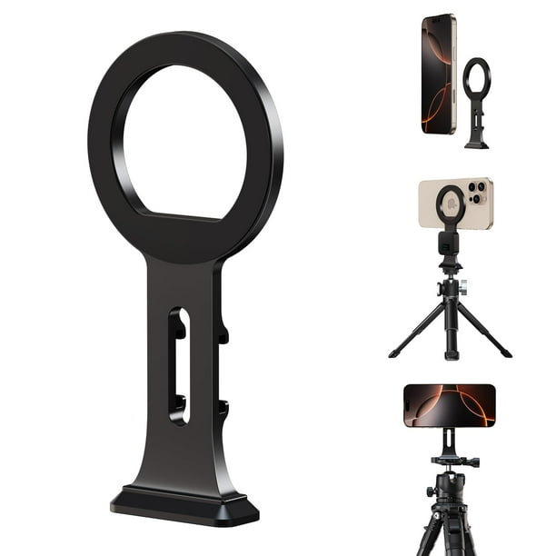 Soporte para trípode para cámara elitehood de aluminio con soporte para teléfono Magsafe