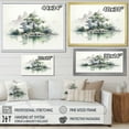 thumbnail image 4 of Designart "Untouched Nature In Simplistic Essence" Lake Floater Framed Wall Art Prints, 4 of 5