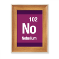 thumbnail image 1 of No nobelium elemento químico Chem Escritorio Marco de fotos de madera Pantalla Imagen Arte Pintura Múltiples conjuntos, 1 of 4
