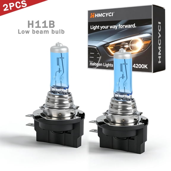 H11B Fit for Kia Soul 2012 2013 Halogen Headlight Bulb Low Beam 4200K Warm White Replacement Headlamp