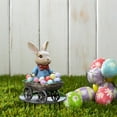 thumbnail image 5 of Qwtwty Outdoor Garden Decor Easter Colored Eggs And Bunnies Inserted The Ground, 5 of 6