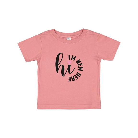 Inktastic Hi, I'm New Here Girls Baby T-Shirt